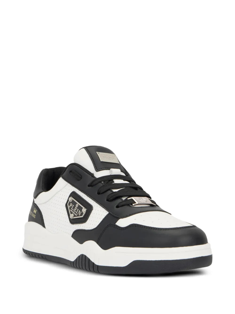 Philipp Plein Perforated-Detail Low-Top Sneakers