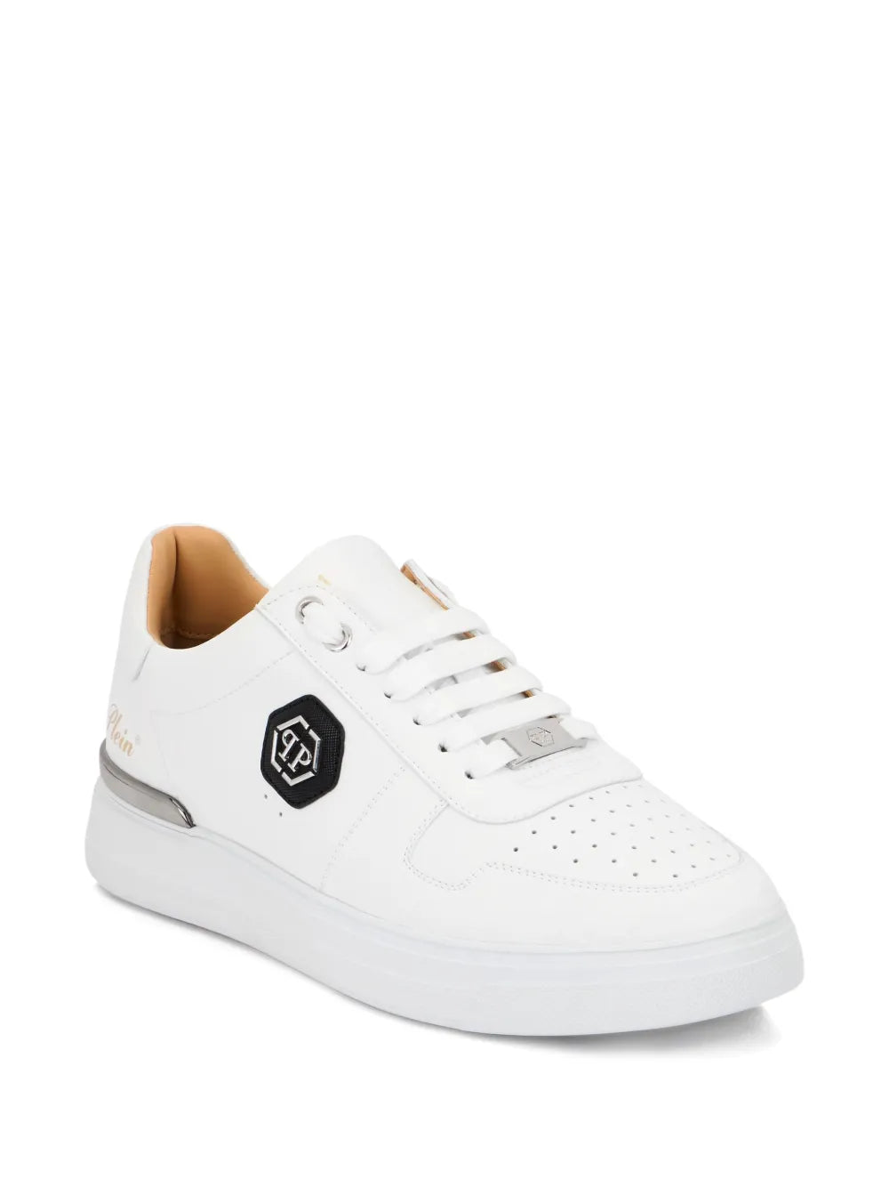 Philipp Plein T-Rex Logo Plaque Trainers