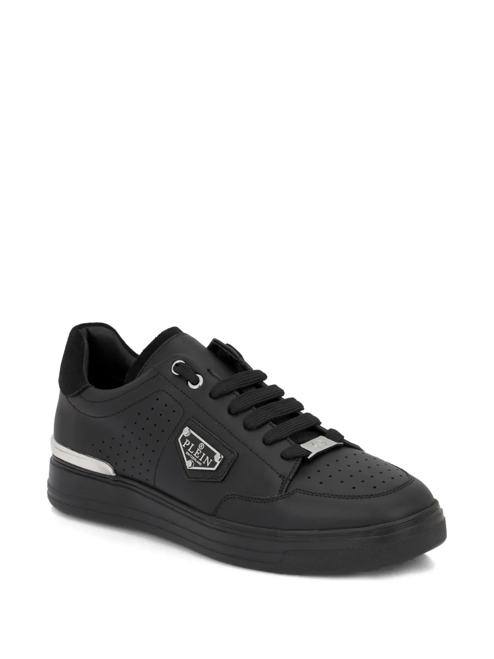 Philipp Plein Triangle Plaque Low-Top Trainers