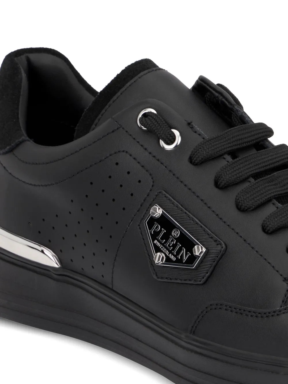 Philipp Plein Triangle Plaque Low-Top Trainers