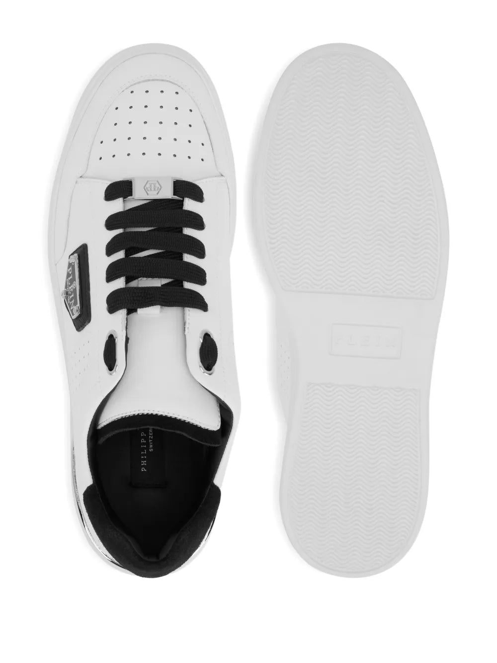 Philipp Plein Triangle-Plaque Low-Top Sneakers
