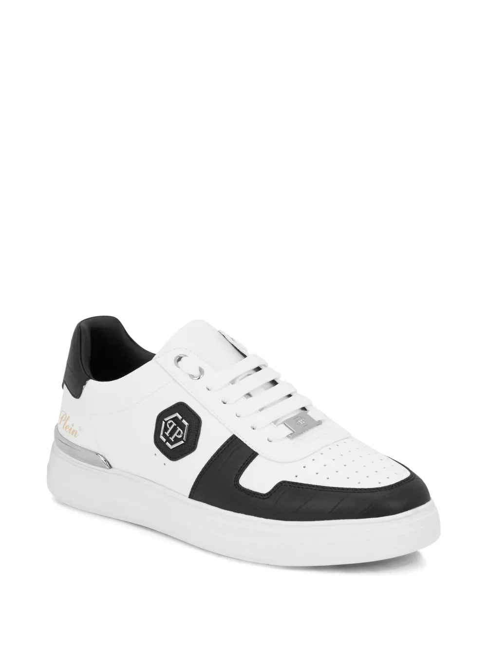 Philipp Plein T-Rex Logo Plaque Trainers