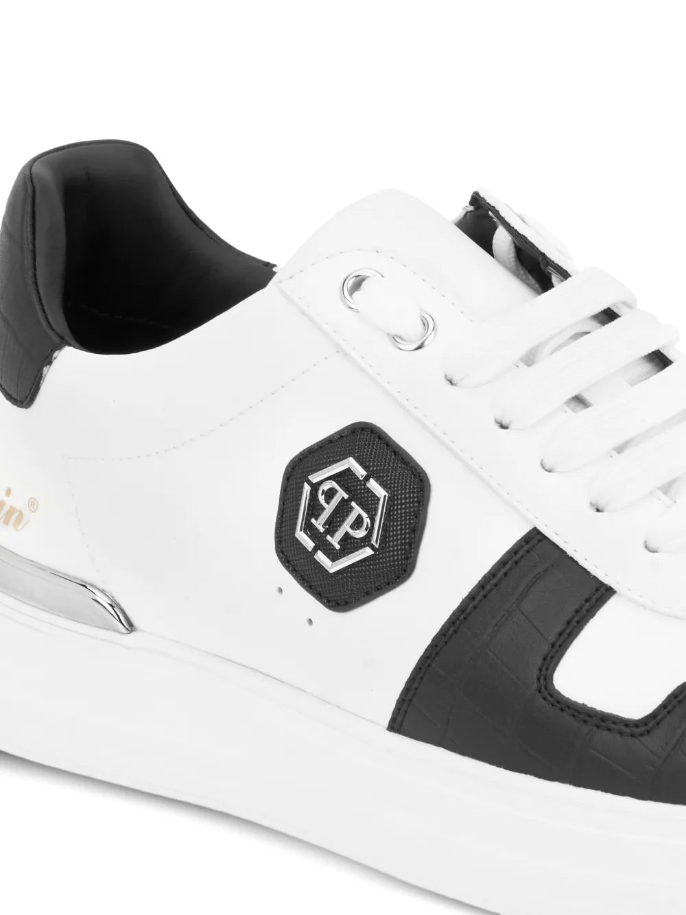 Philipp Plein T-Rex Logo Plaque Trainers
