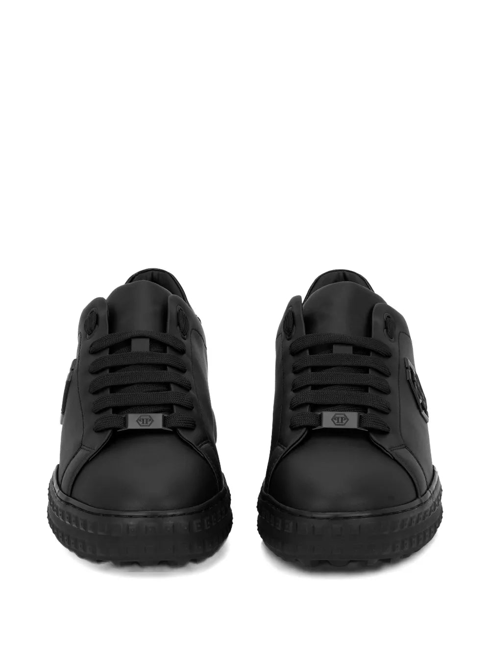 Philipp Plein Hexagon Nappa Leather Low-Top Trainers