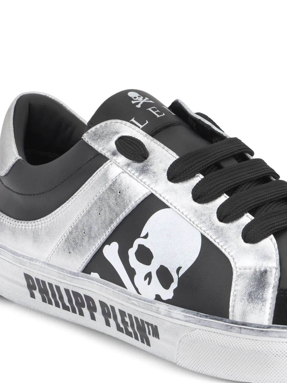 Philipp Plein Skull Leather Trainers