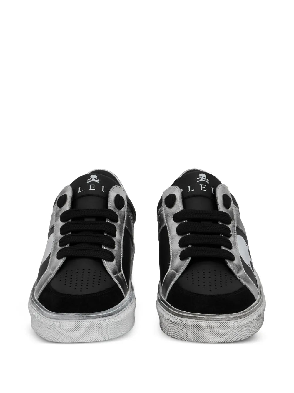 Philipp Plein Skull Leather Trainers