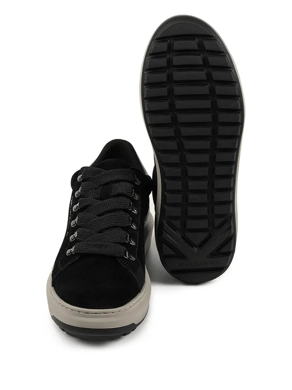 Karl Lagerfeld Kapri Lug Lace-Up Logo Sneakers