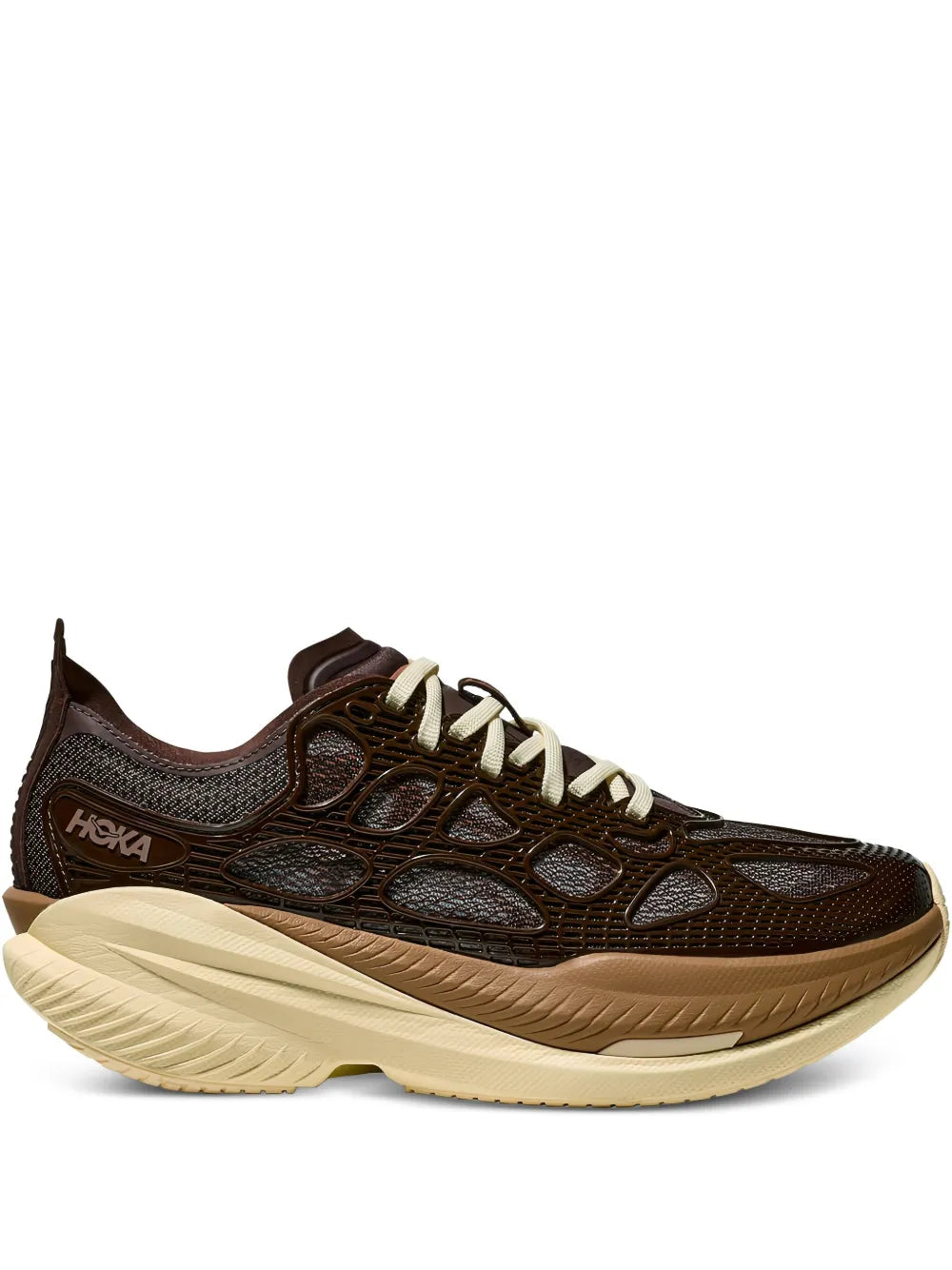 Hoka Mach X Caged Lace-Up Sneakers