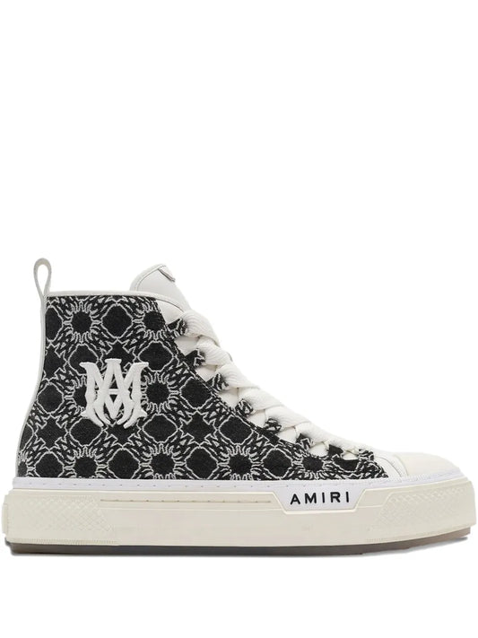 Amiri Monogram High-Top Sneakers
