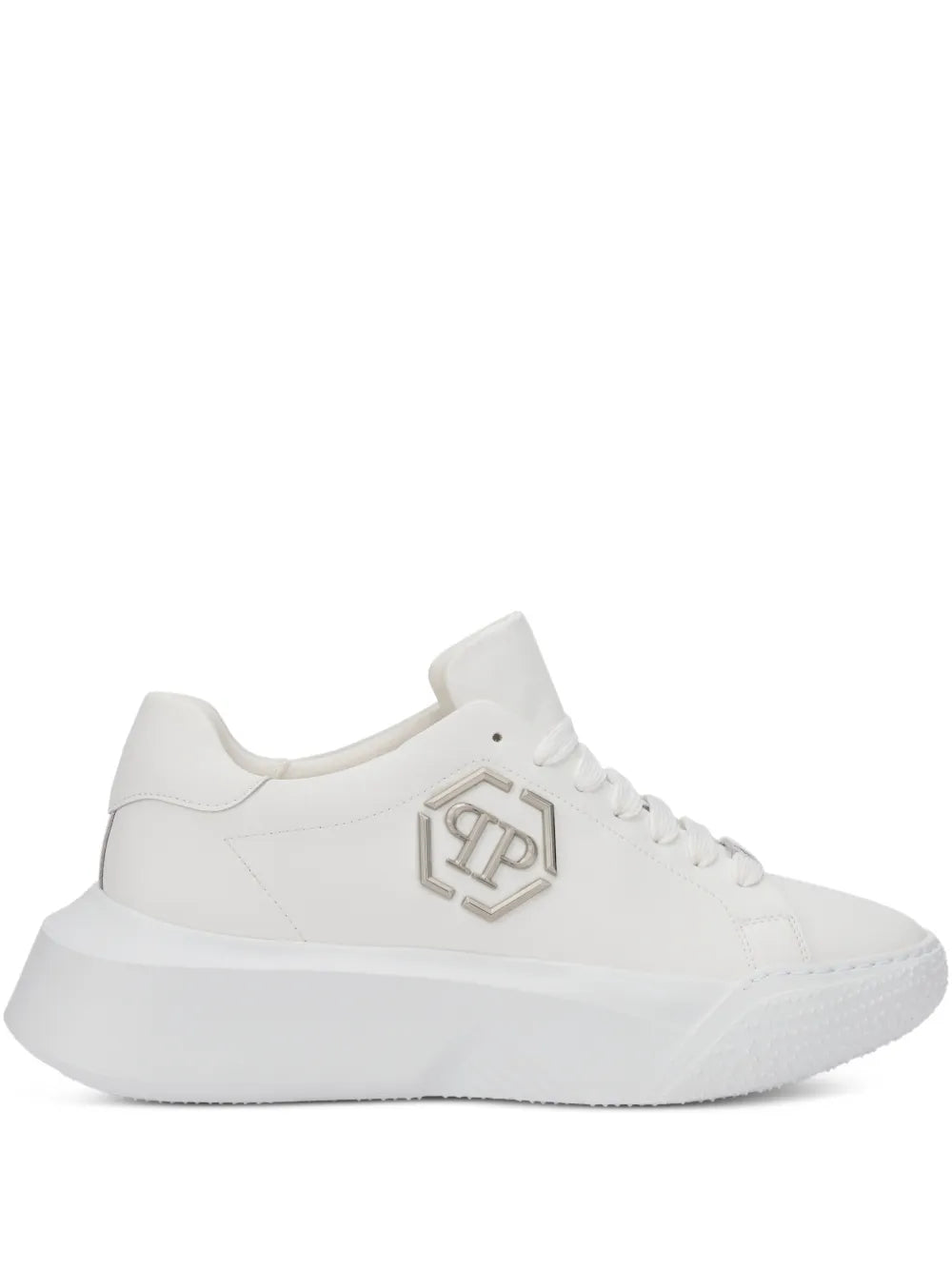 Philipp Plein Godzilla Hexagon Logo Plaque Runner Trainers