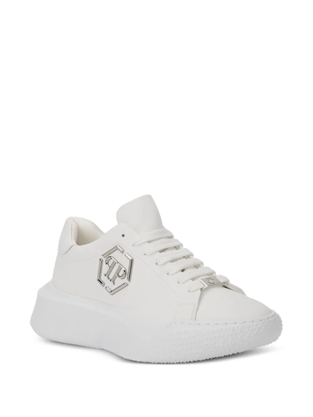Philipp Plein Godzilla Hexagon Logo Plaque Runner Trainers