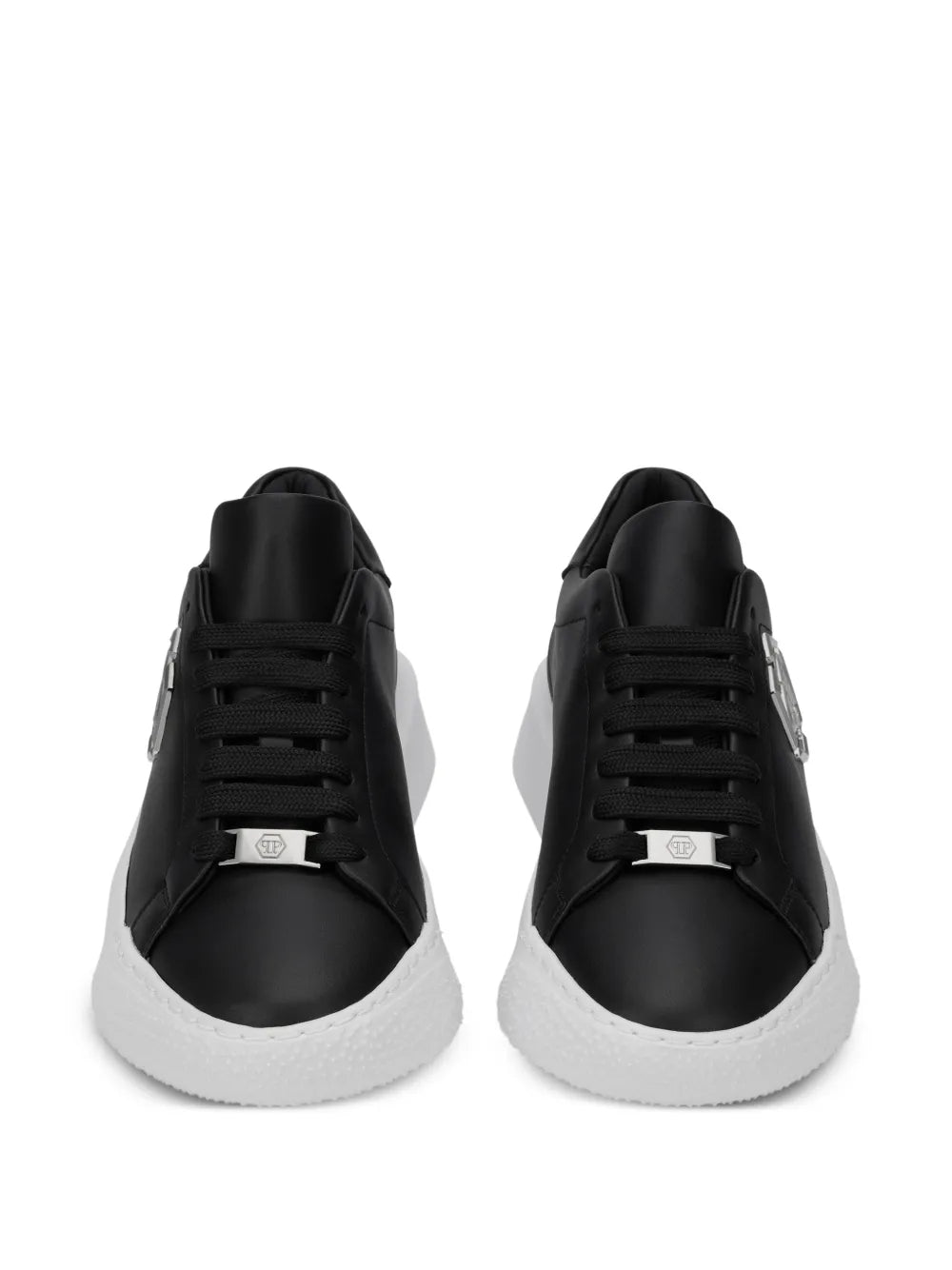 Philipp Plein Hexagon Calf Leather Runner Trainers