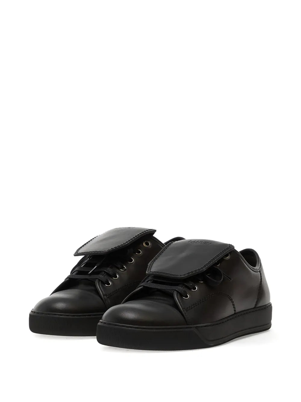 Lanvin Dbb1 Flap Leather Sneakers