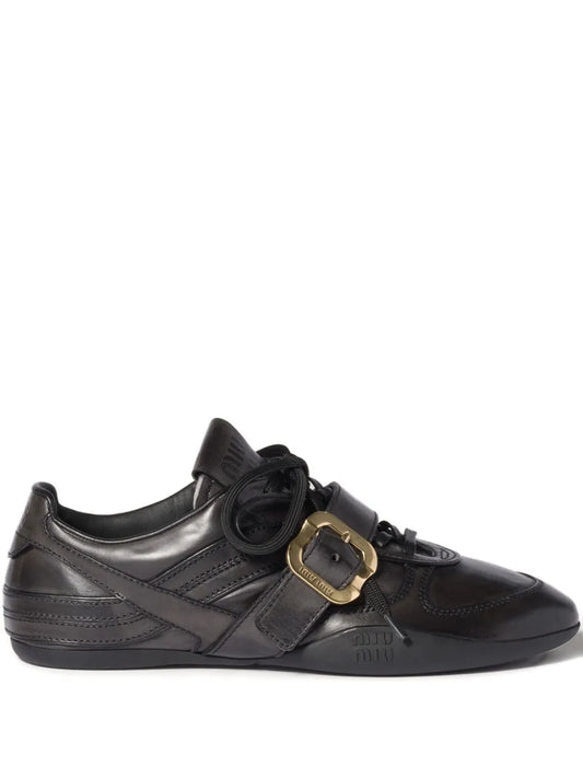 Miu Miu Buckle-Strap Leather