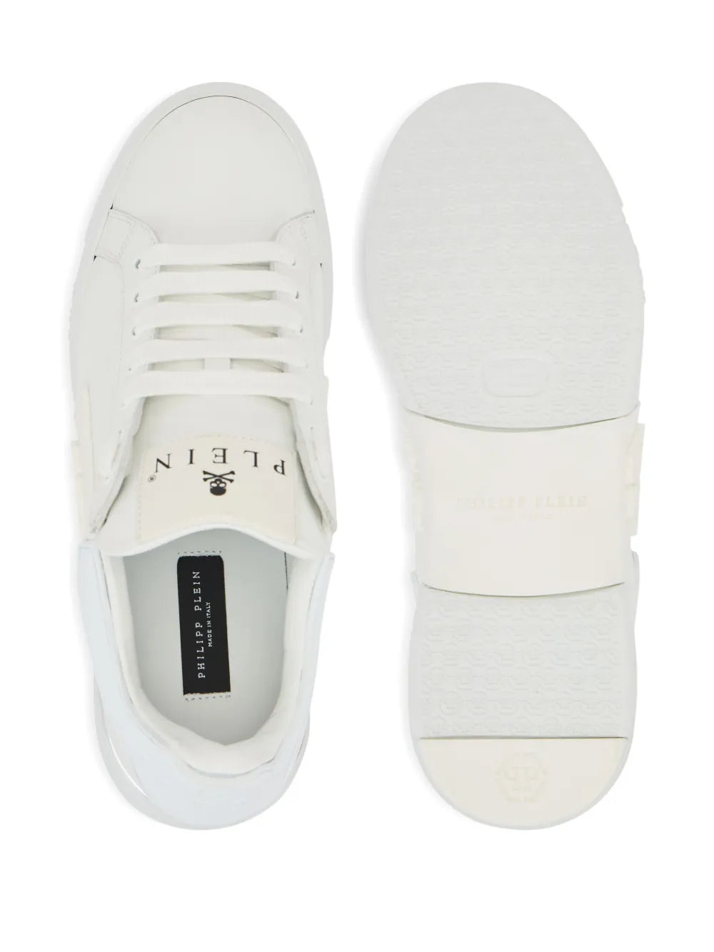 Philipp Plein Phantom Kick$ Logo-Plaque Low-Top Sneakers