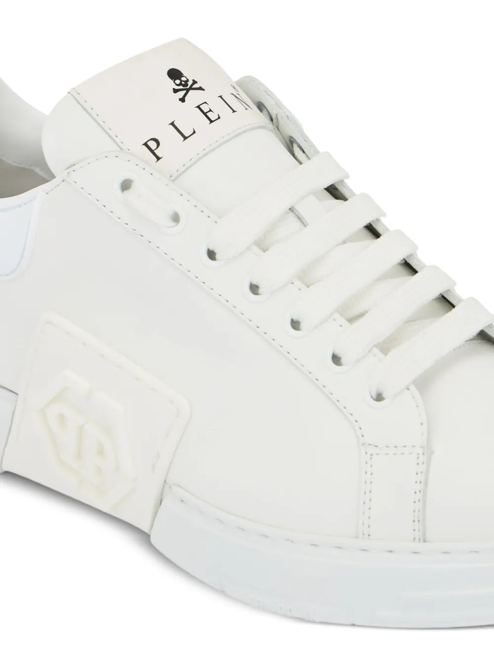 Philipp Plein Phantom Kick$ Logo-Plaque Low-Top Sneakers