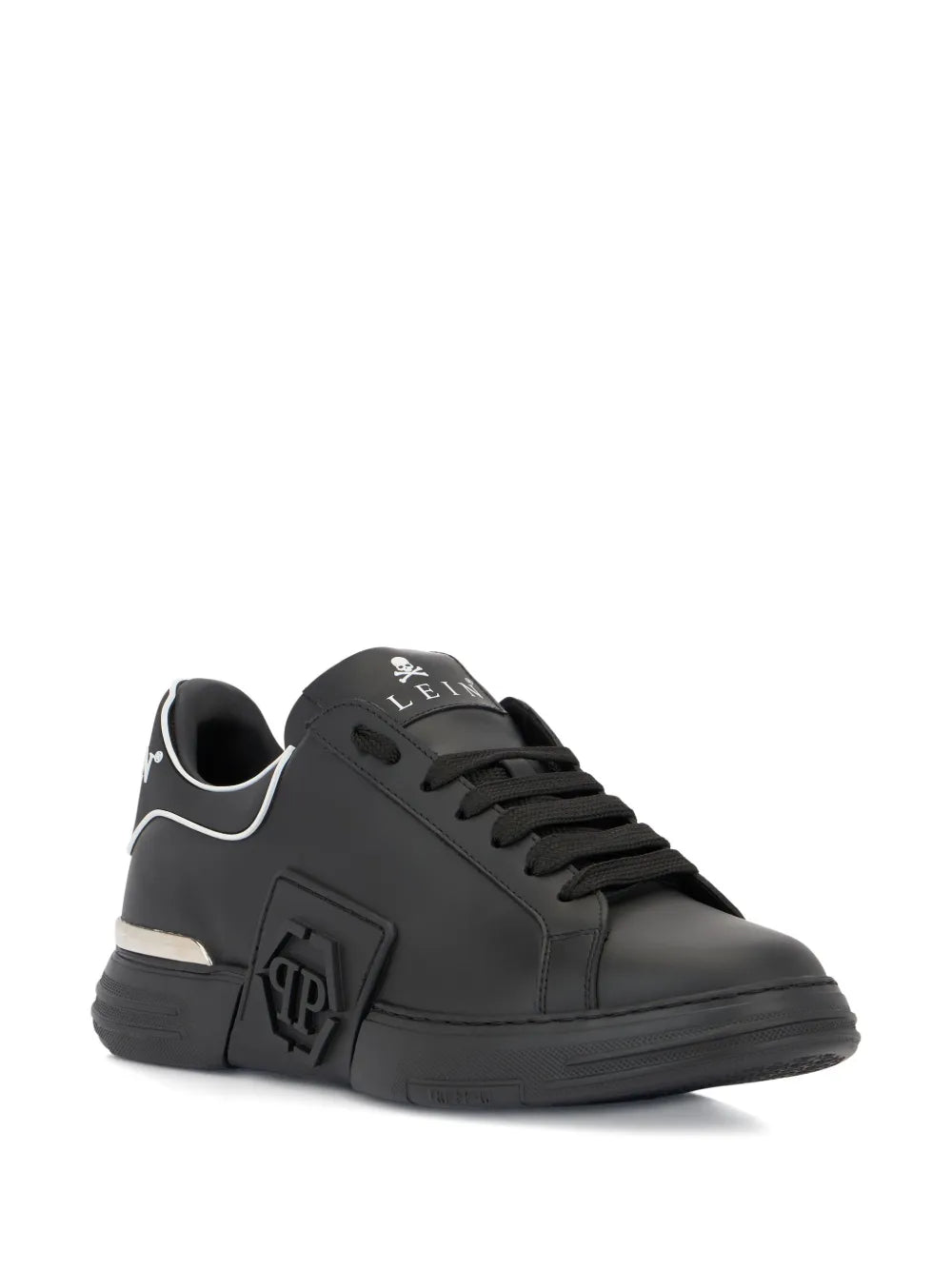 Philipp Plein Phantom Kick$ Logo Low-Top Sneakers