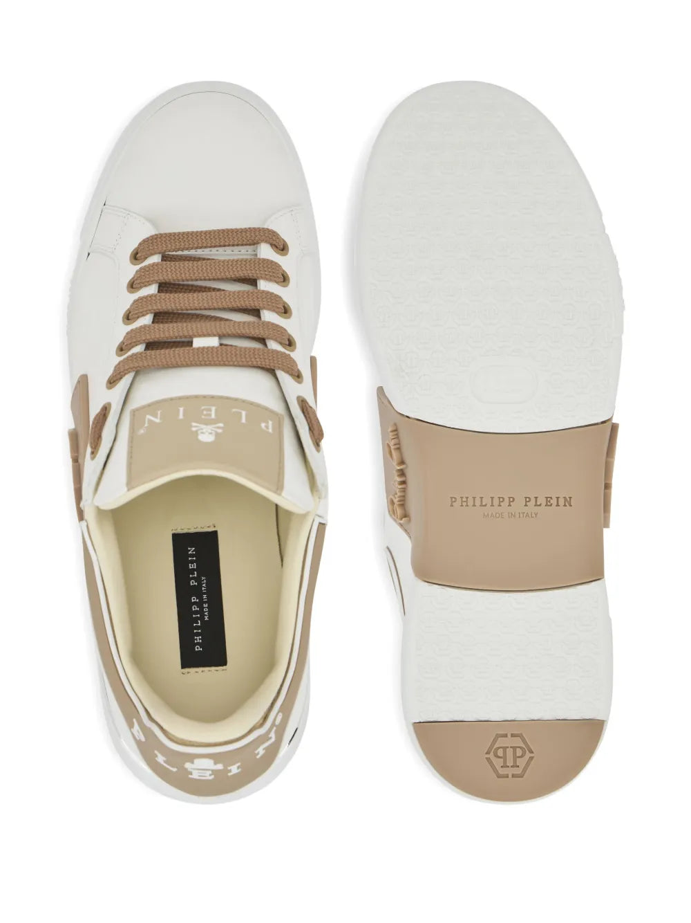 Philipp Plein Phantom Kick$ Logo-Plaque Low-Top Sneakers