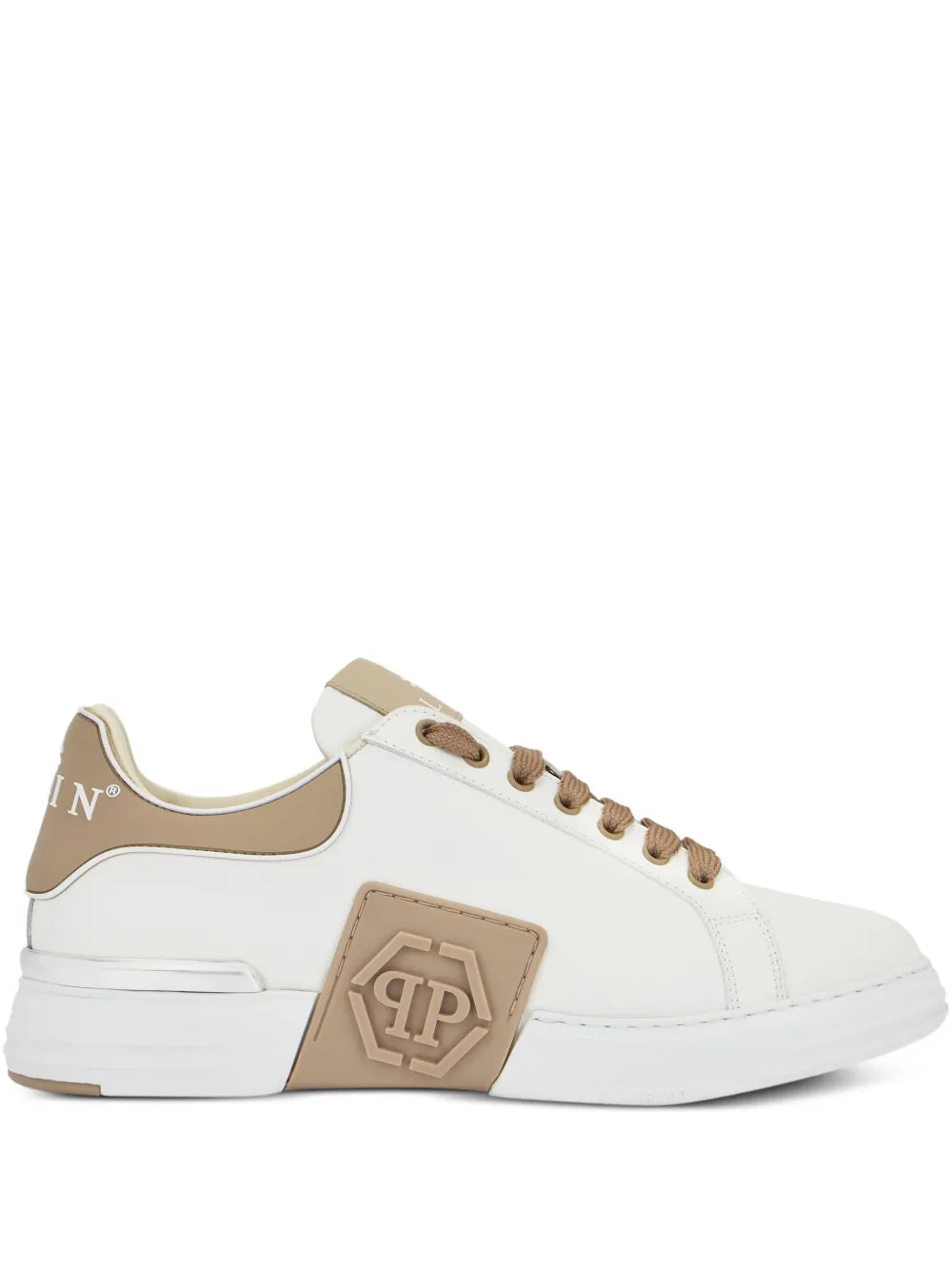 Philipp Plein Phantom Kick$ Logo-Plaque Low-Top Sneakers