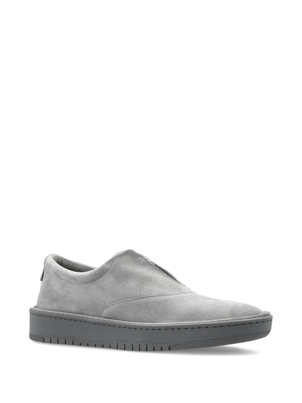 Giorgio Armani Slip-On Leather Sneakers