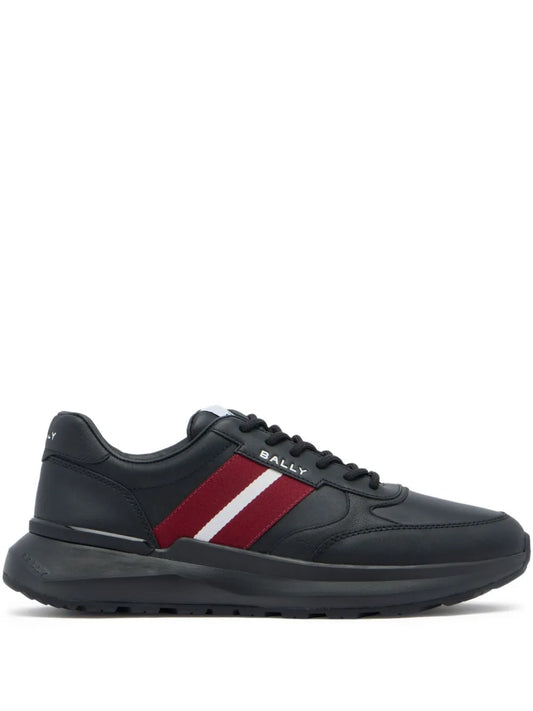 Bally Sylen Ribbon-Detail Leather Sneakers