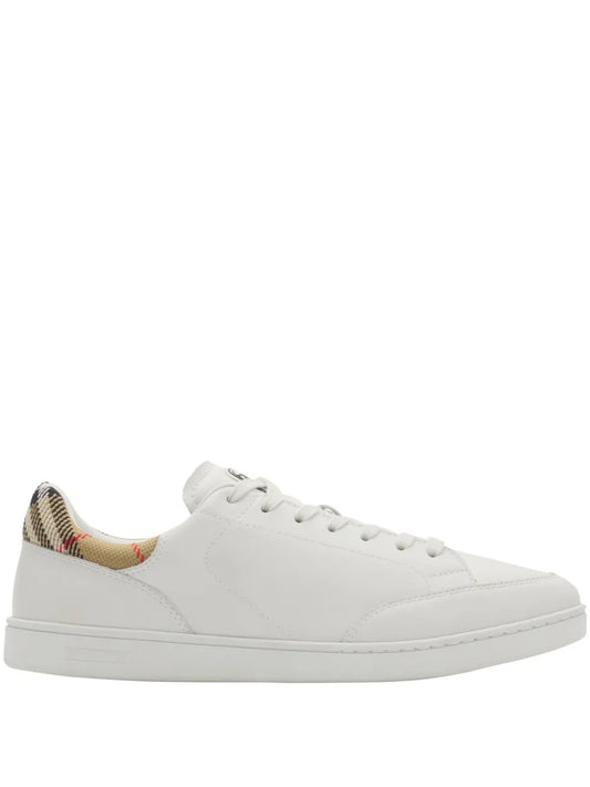 Burberry Check Leather Sneakers