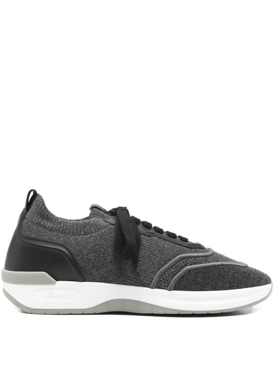 Brioni Panelled Lace-Up Sneakers