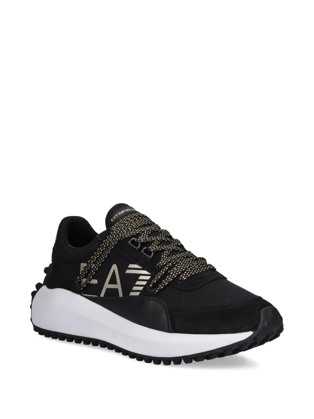 Ea7 Emporio Armani Logo-Print Lace-Up Sneakers