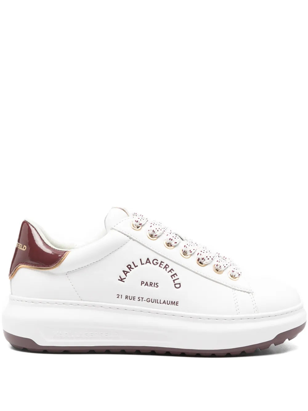Karl Lagerfeld Logo Lace-Up Sneakers