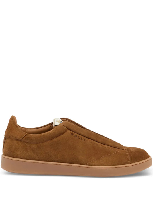 Bally Retro Crest Suede Sneakers