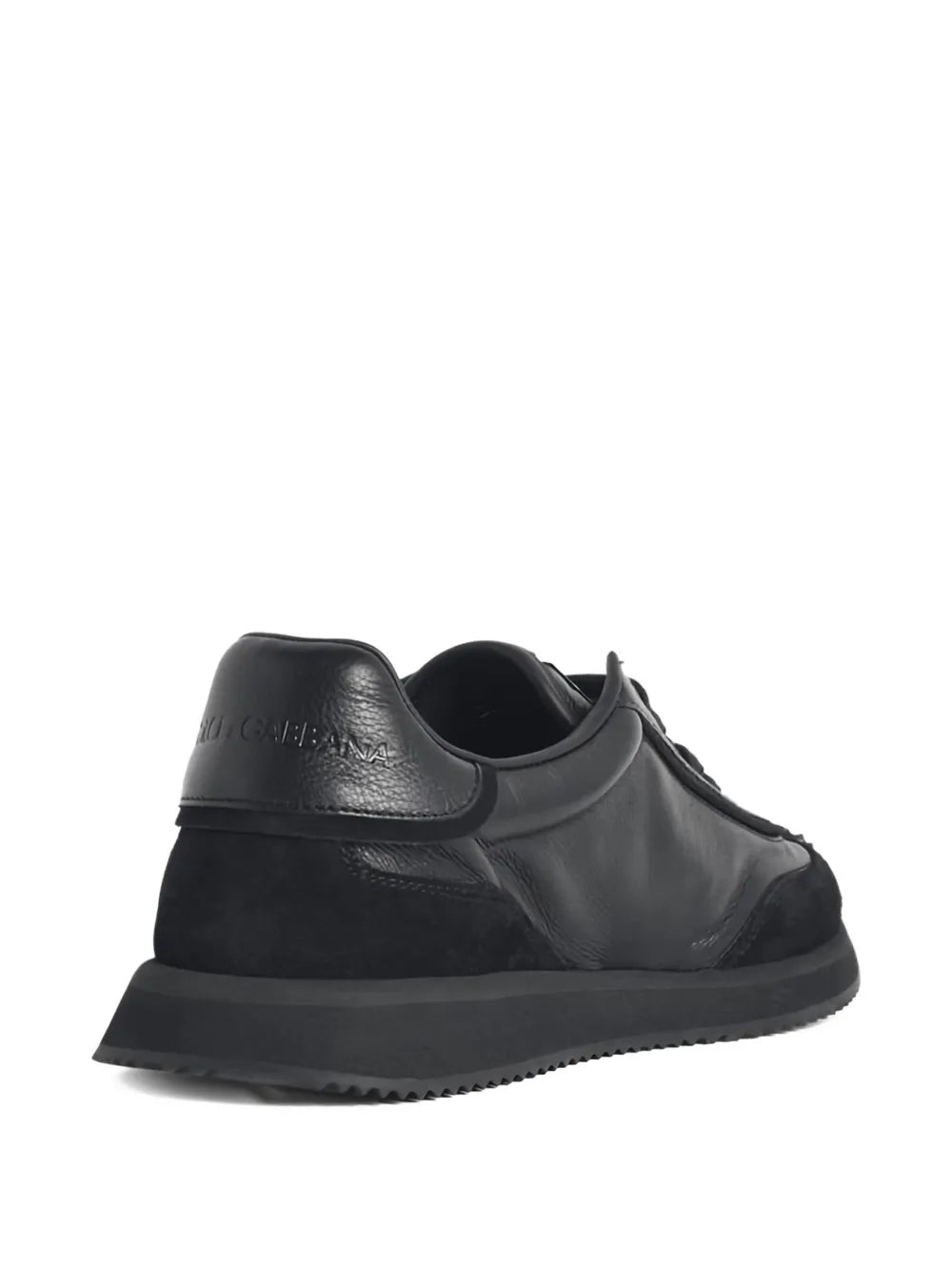 Dolce & Gabbana Suede Inserts Embossed Logo Sneakers