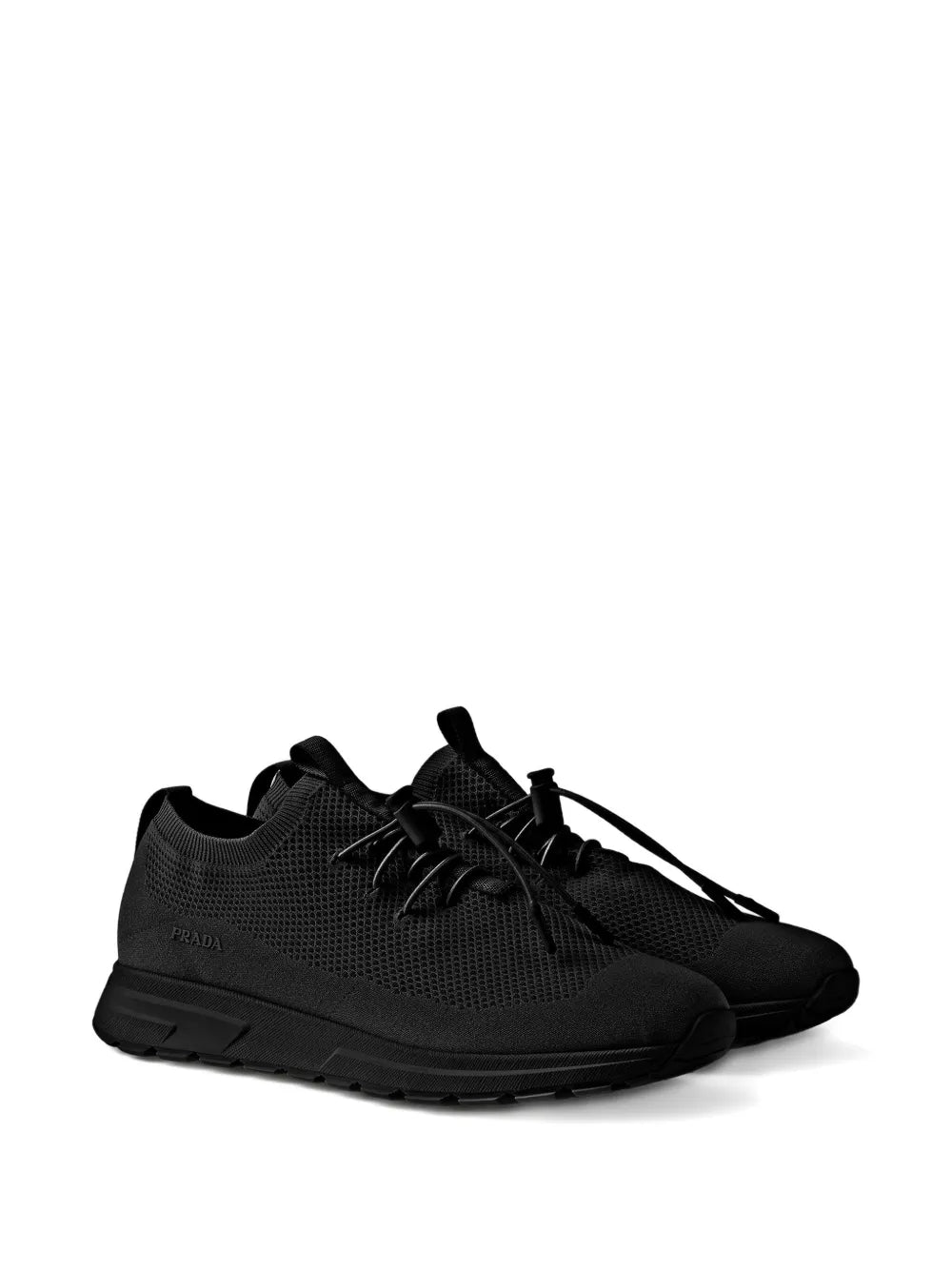 Prada Prax Elasticated-Lace Logo Sneakers