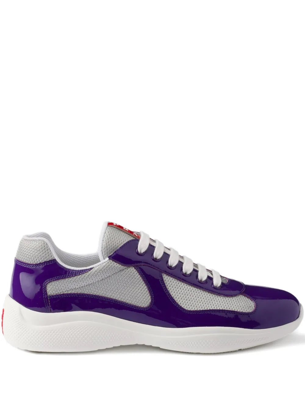 Prada Americas Cup Patent-Leather Sneakers