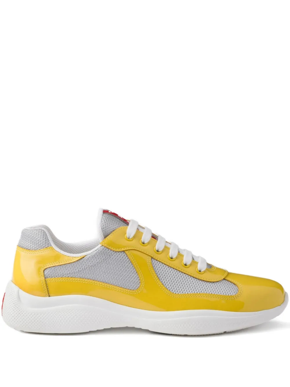 Prada Americas Cup Patent-Leather Sneakers