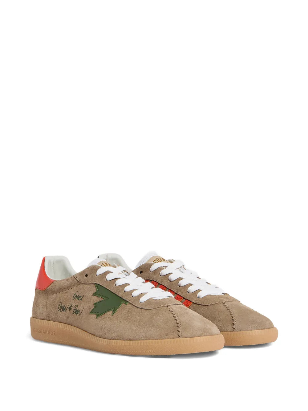 Dsquared2 Lace-Up Round-Neck Sneakers