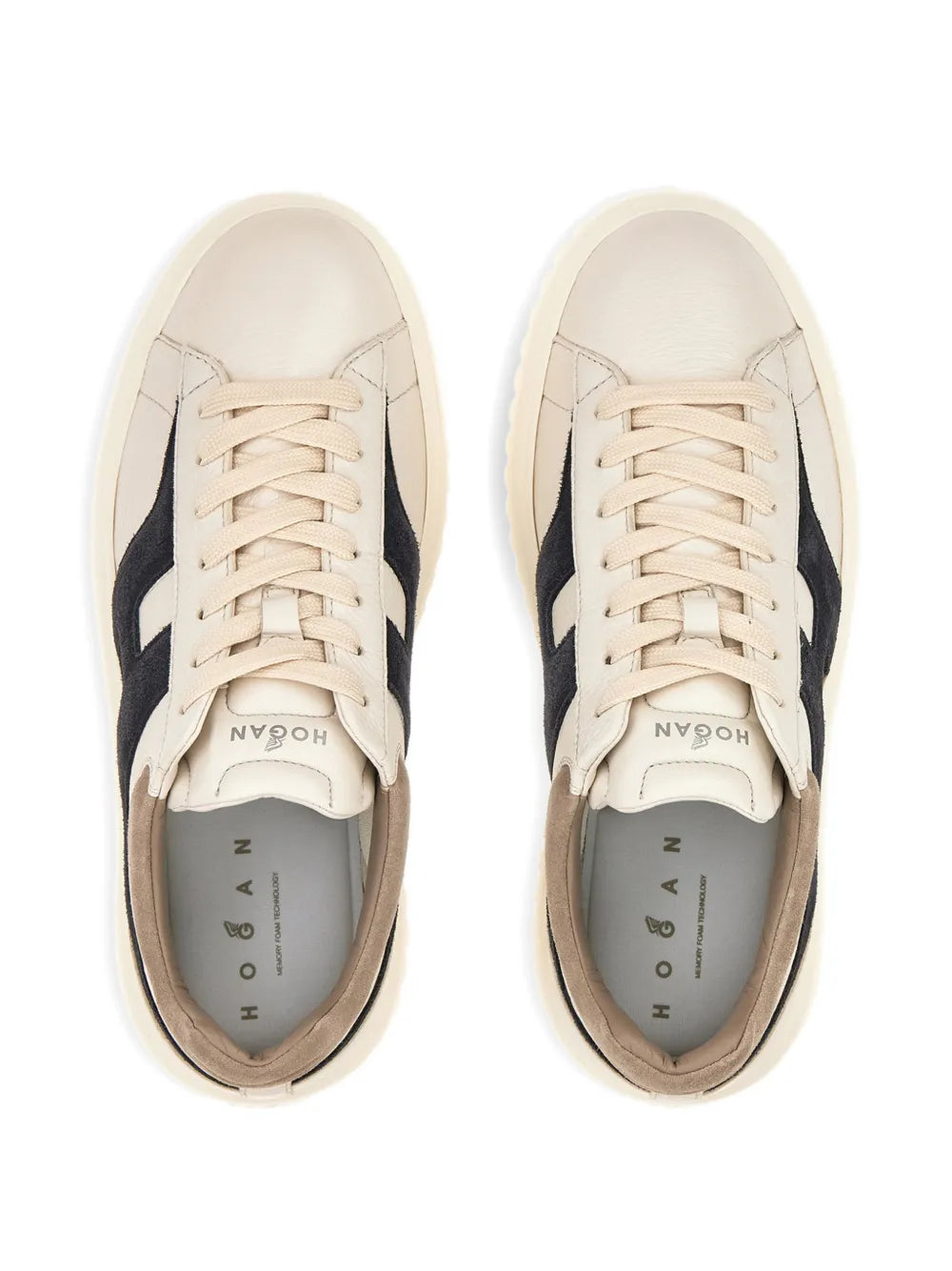 Hogan H-Stripes Platform Sneakers