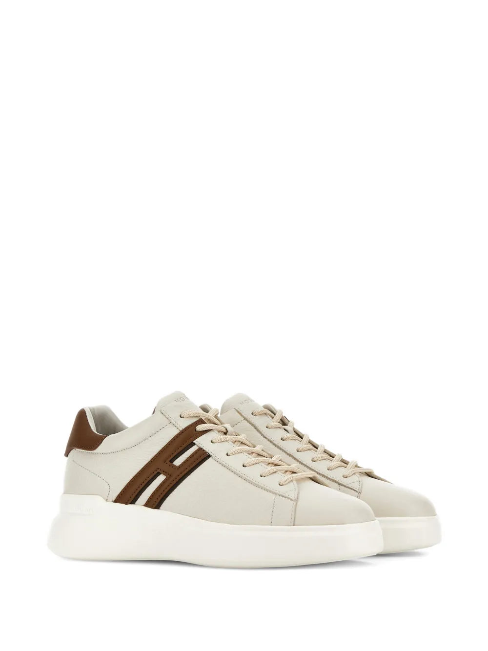 Hogan H580 Logo-Detail Leather Sneakers