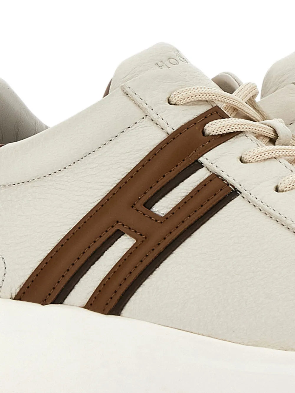 Hogan H580 Logo-Detail Leather Sneakers