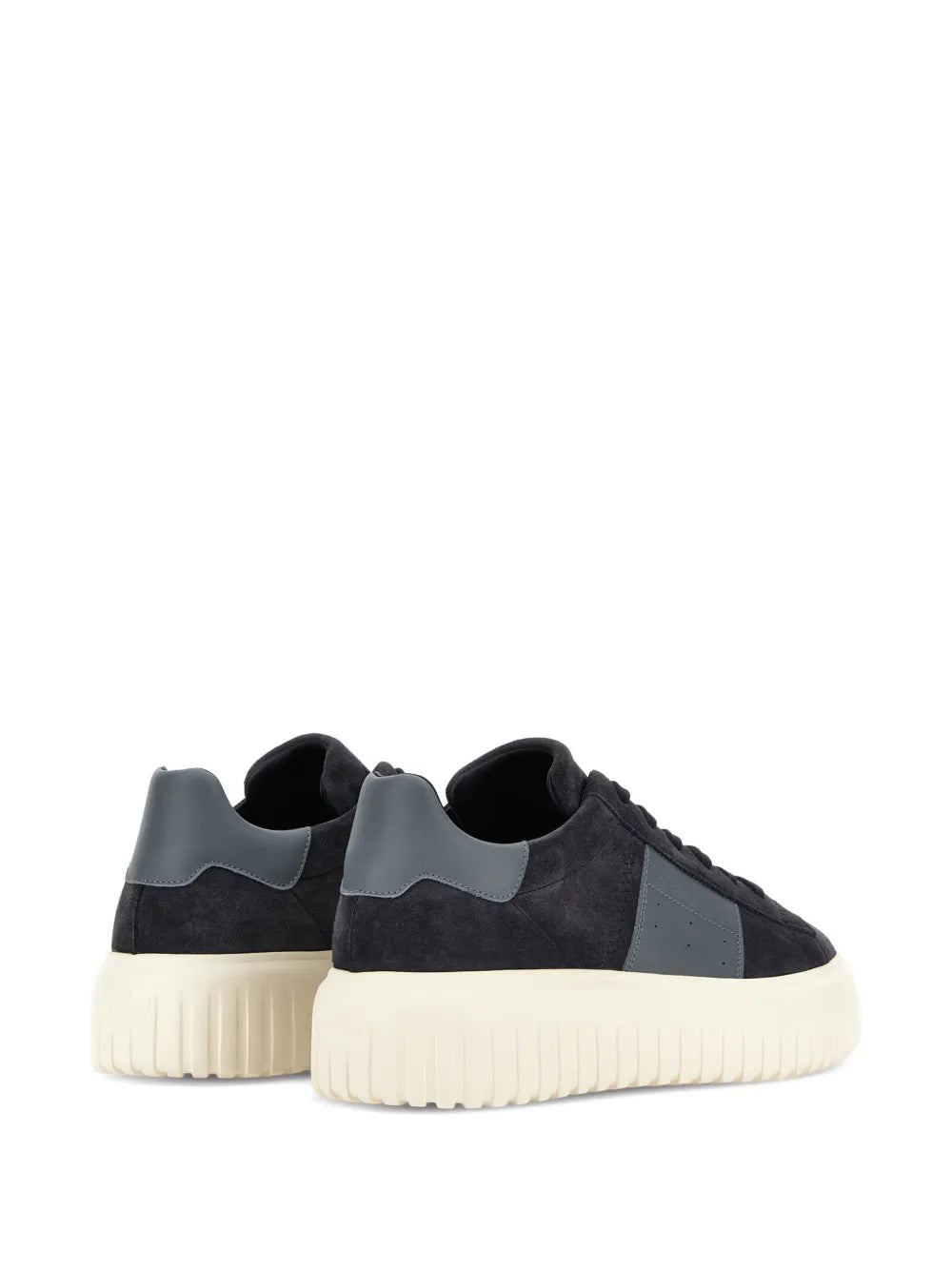 Hogan H-Stripes Suede Panelled Sneakers