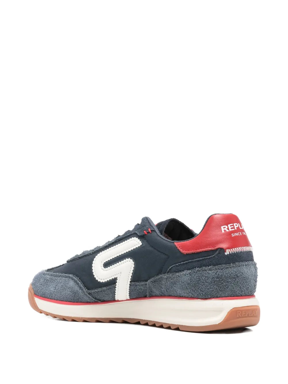 Replay Lace-Up Leather Sneakers