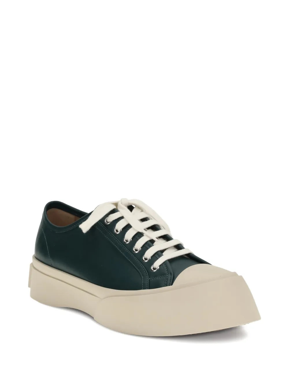 Marni Pablo Leather Lace-Up Sneakers