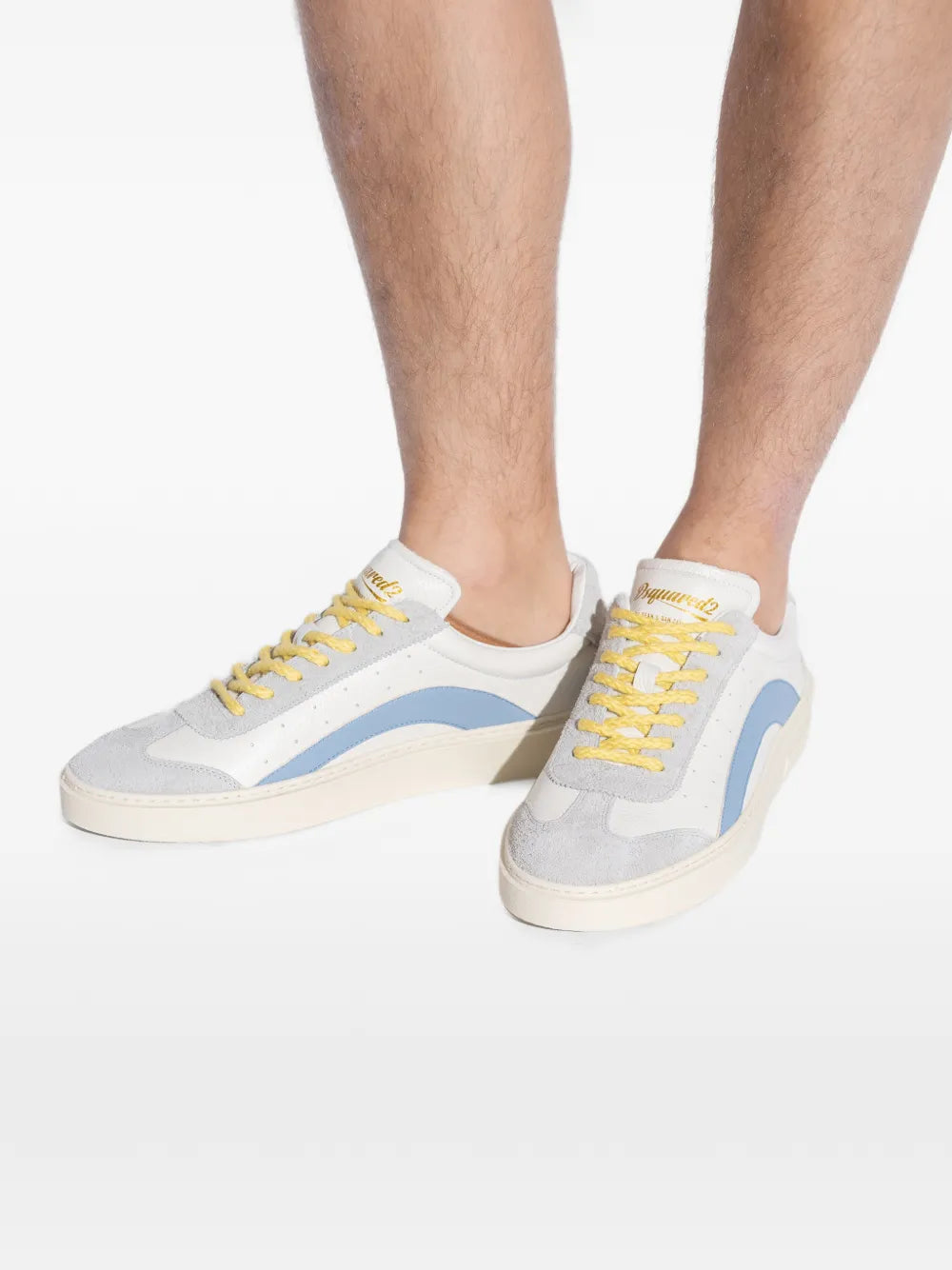Dsquared2 Panelled Lace-Up Trainers