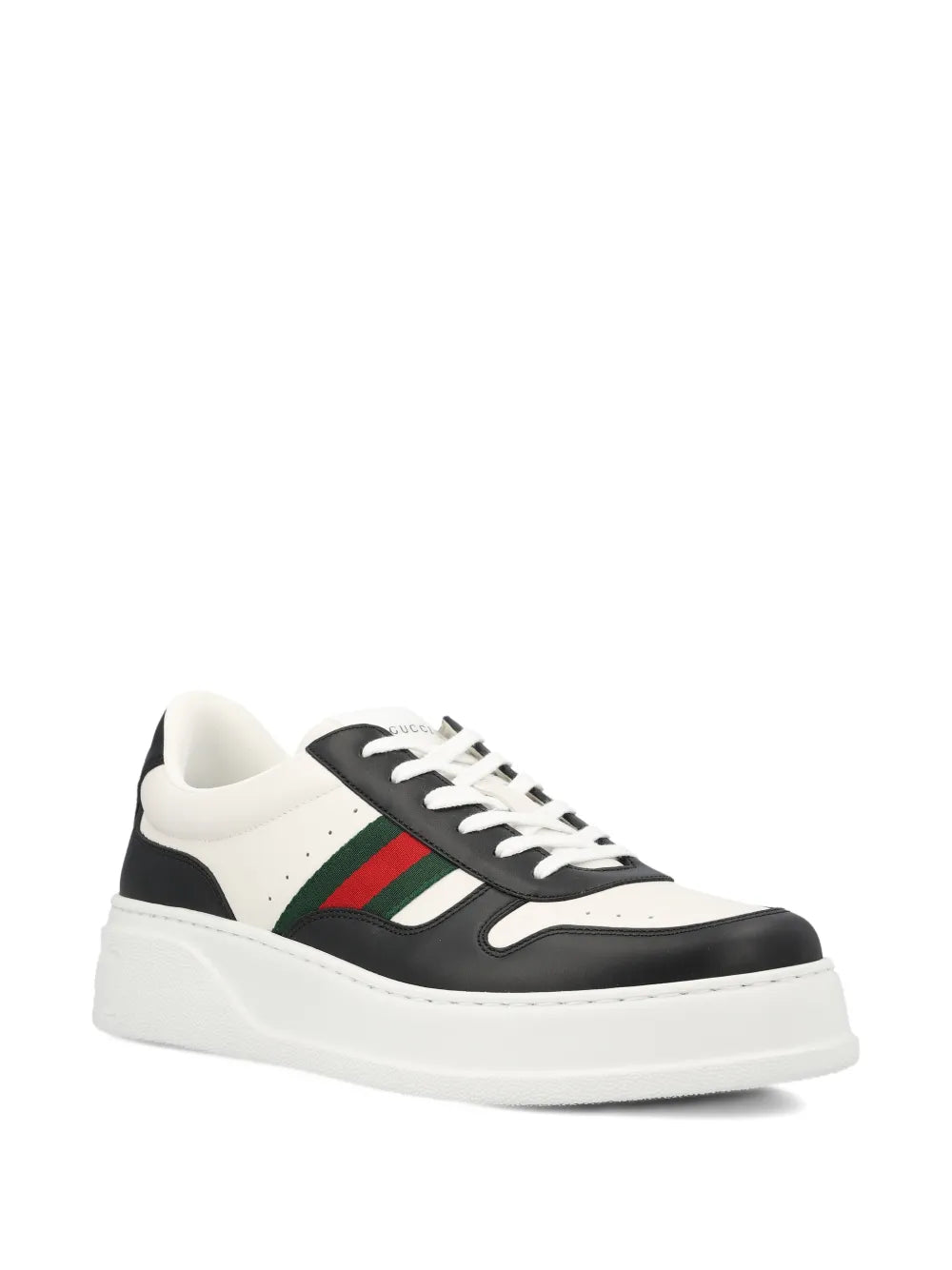 Gucci Web-Stripe Platform Sneakers