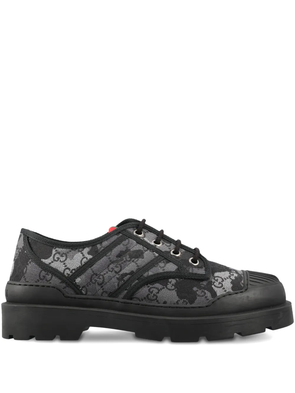 Gucci Gg Patterned Lace-Up Sneakers