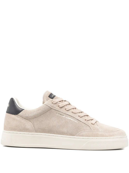 Crime London Lace-Up Panelled Sneakers