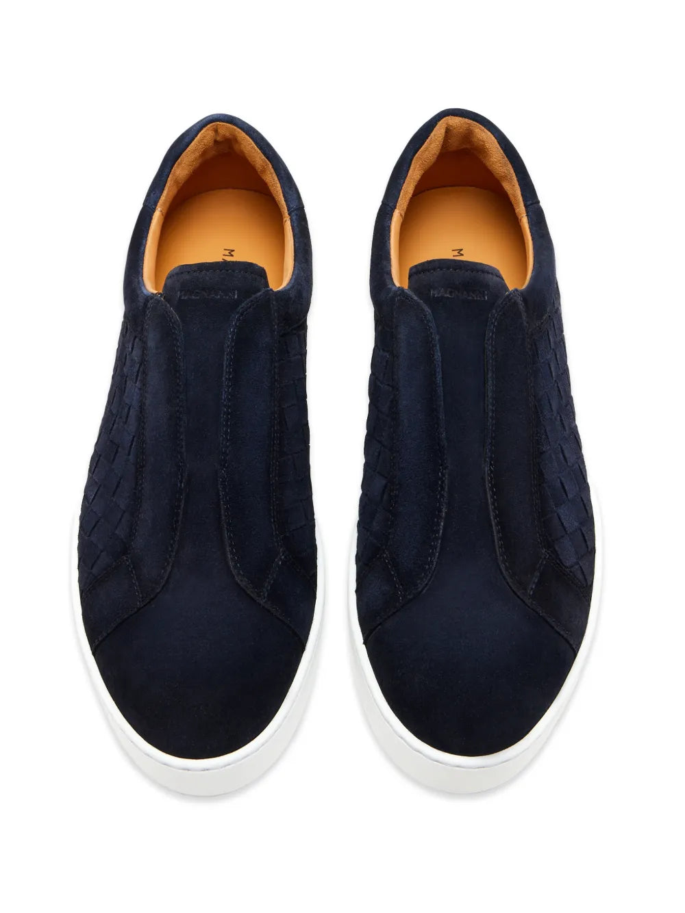 Magnanni Woven Suede Sneakers