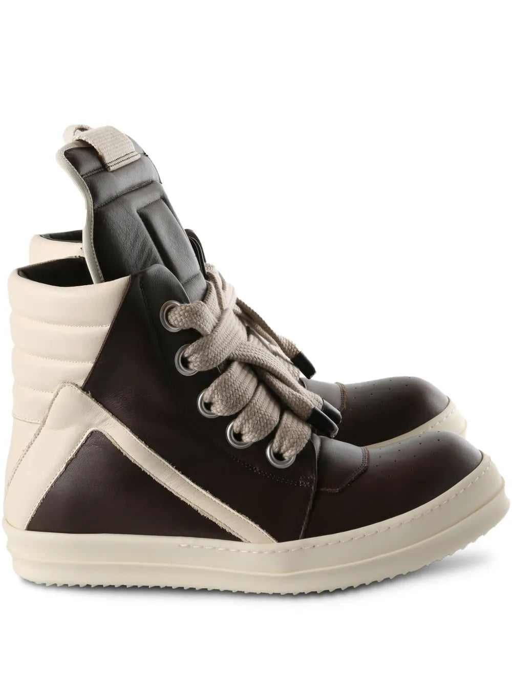 Rick Owens Jumbolace Geobasket High-Top Sneakers