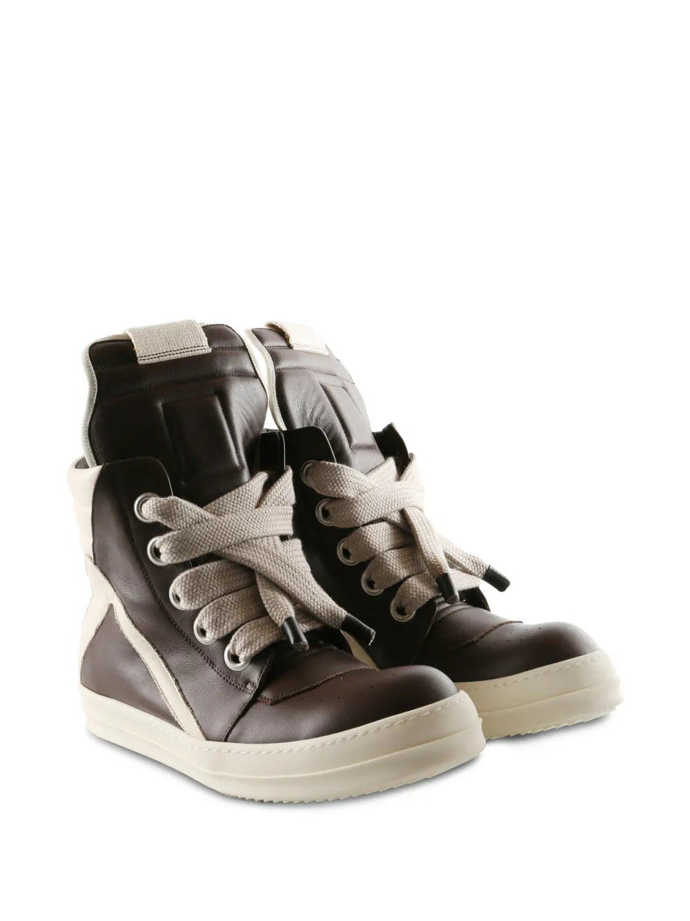 Rick Owens Jumbolace Geobasket High-Top Sneakers