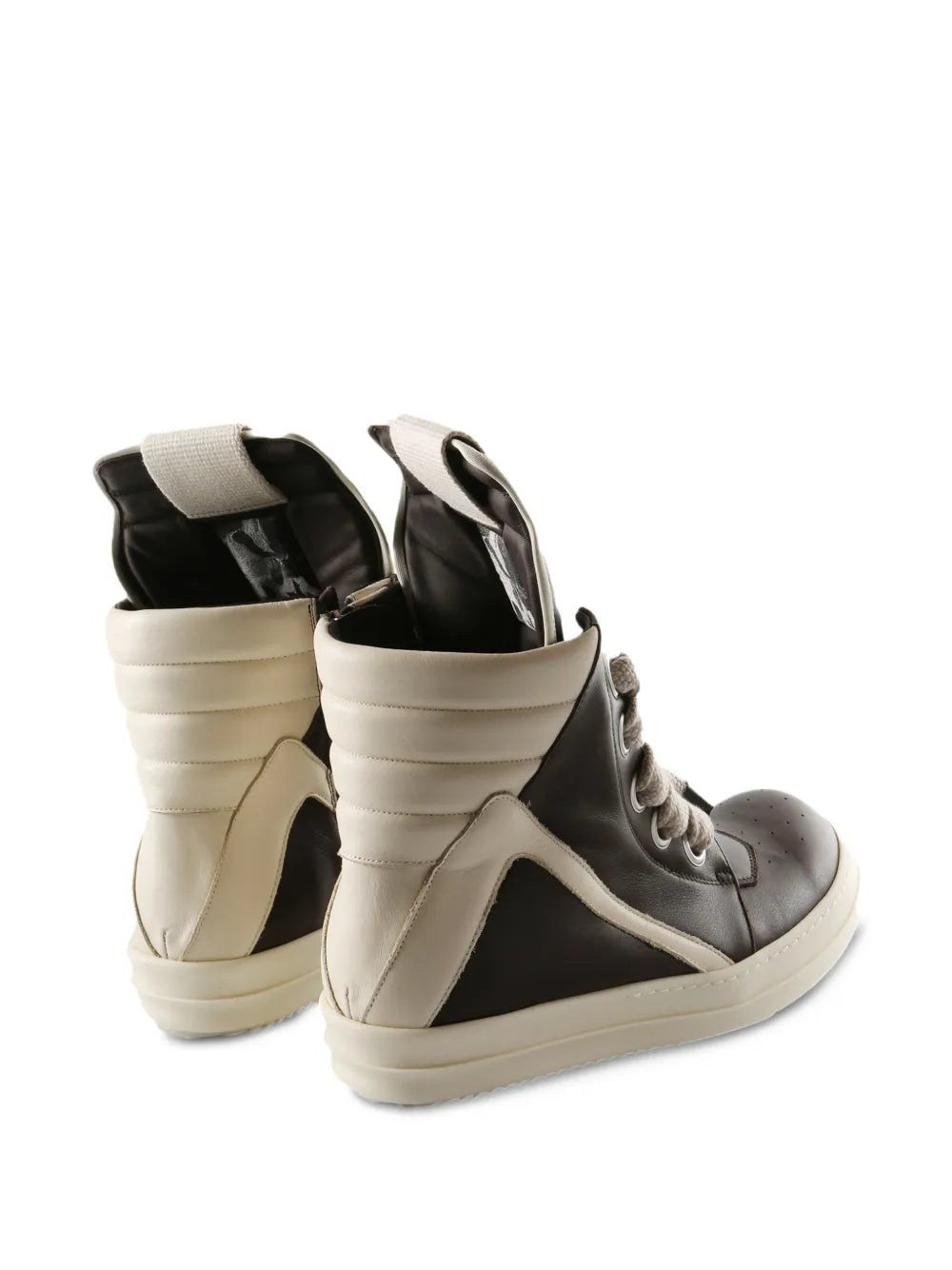 Rick Owens Jumbolace Geobasket High-Top Sneakers