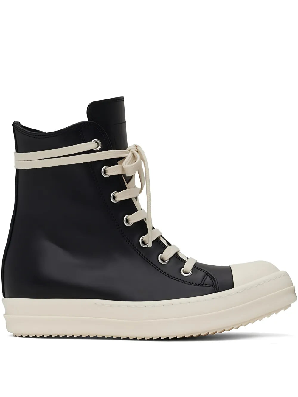 Rick Owens Lace-Up High-Top Sneakers